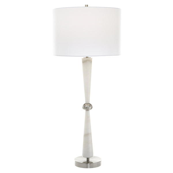 Uttermost Hourglass White Table Lamp