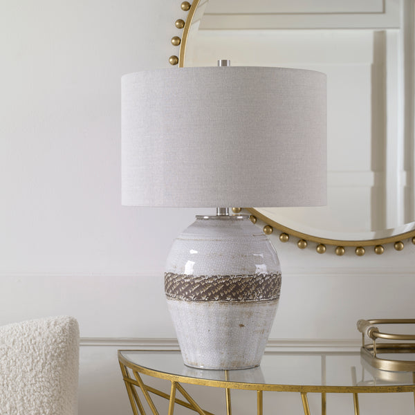 Uttermost Poul Crackled Table Lamp