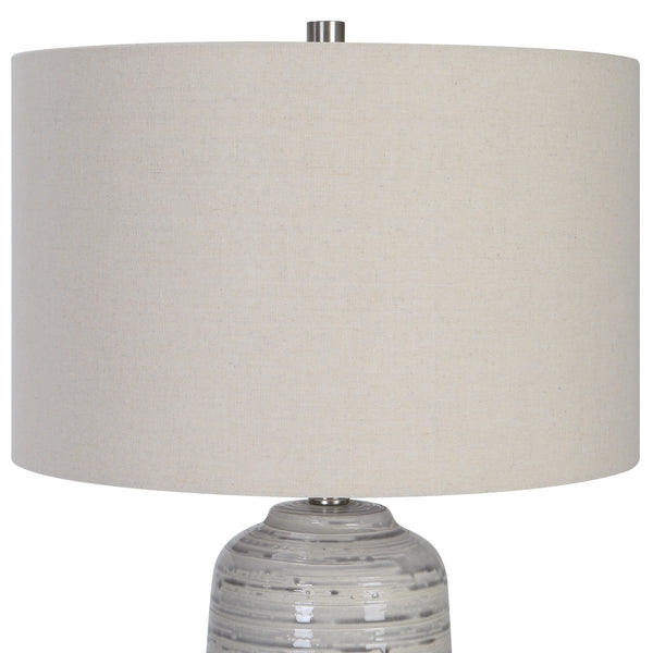 Uttermost Cyclone Ivory Table Lamp