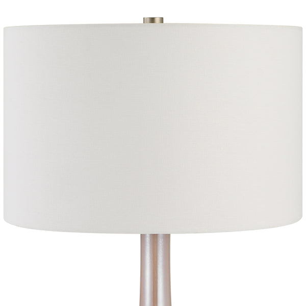 Uttermost Rosa Pink Glass Table Lamp