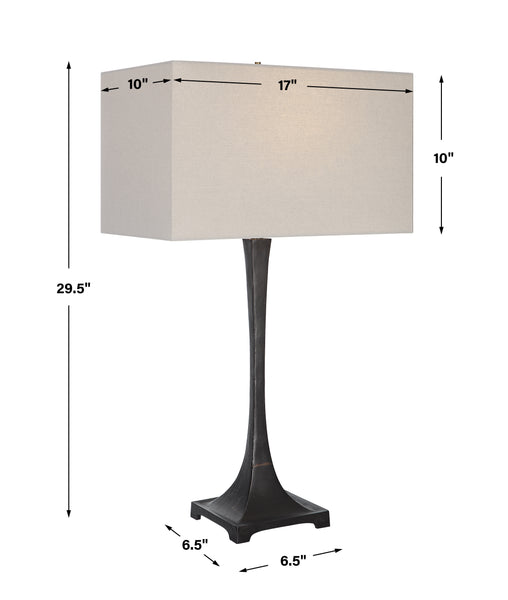 Uttermost Reydan Tapered Iron Table Lamp