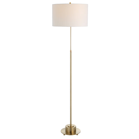 Uttermost Prominence Brass Floor Lamp