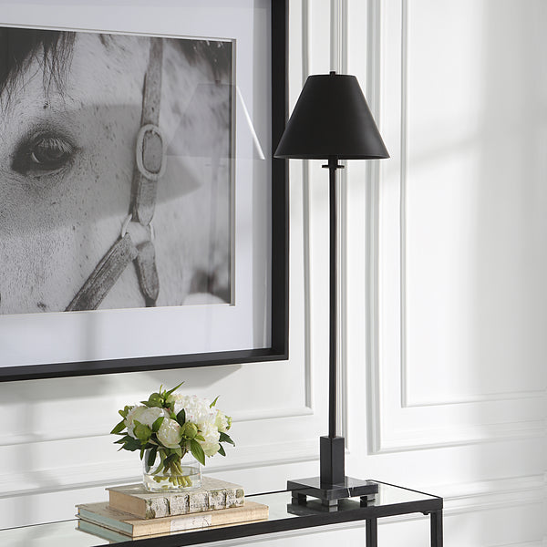 Uttermost Pilot Black Buffet Lamp