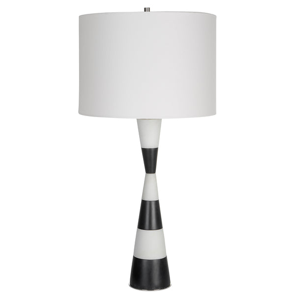 Uttermost Bandeau Banded Stone Table Lamp