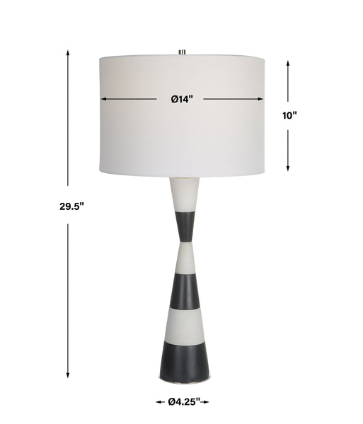 Uttermost Bandeau Banded Stone Table Lamp