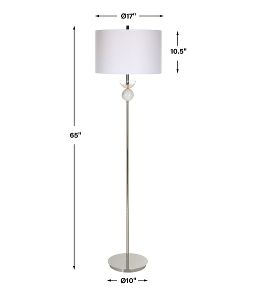 Uttermost Exposition Nickel Floor Lamp