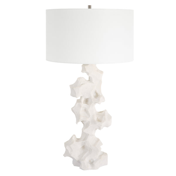 Uttermost Remnant White Marble Table Lamp