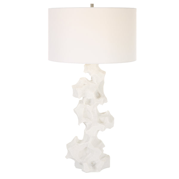 Uttermost Remnant White Marble Table Lamp