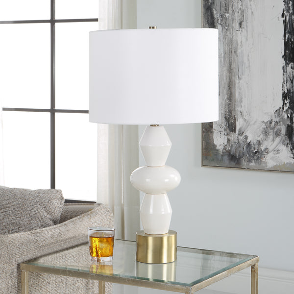 Uttermost Architect White Table Lamp