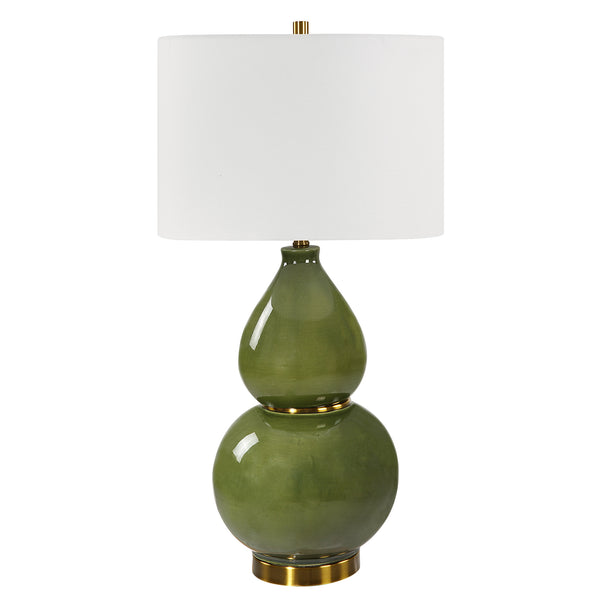 Uttermost Gourd Green Table Lamp