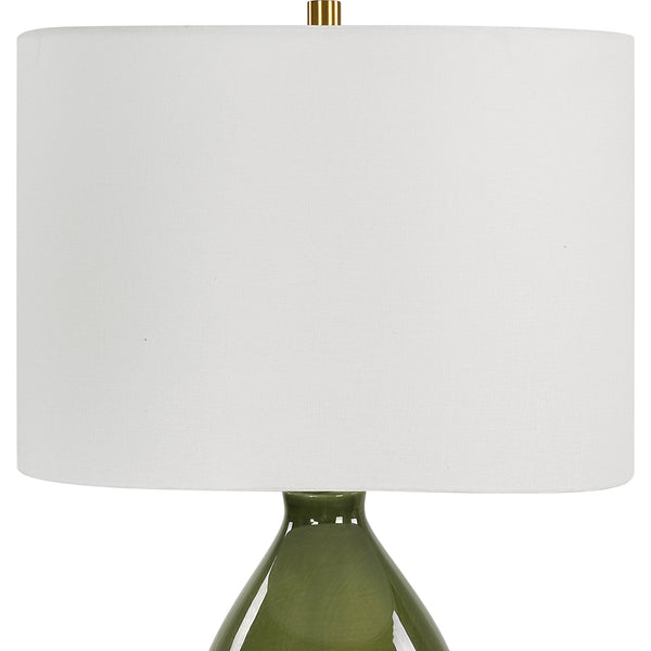 Uttermost Gourd Green Table Lamp