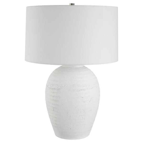 Uttermost Reyna Chalk White Table Lamp