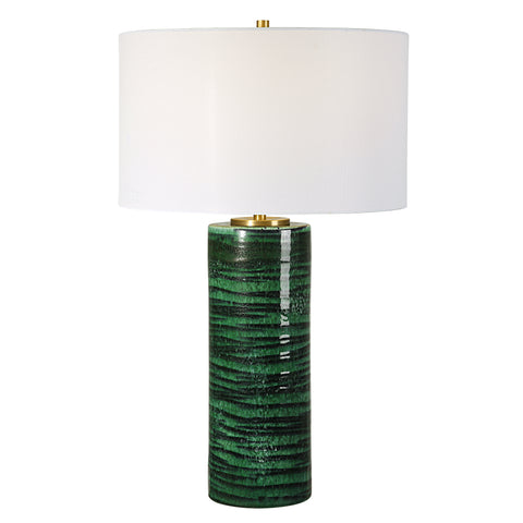 Uttermost Galeno Emerald Green Table Lamp