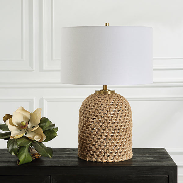 Uttermost Kendari Rope & Rattan Table Lamp