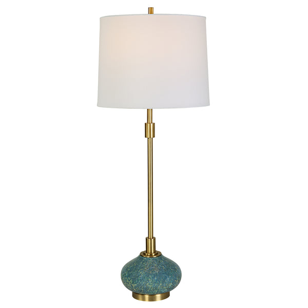 Uttermost Kaimana Aged Blue Buffet Lamp