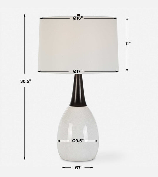 Uttermost Fralin White Table Lamp
