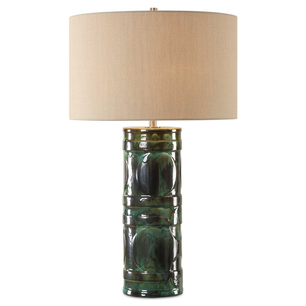 Uttermost Loch Green Glaze Table Lamp