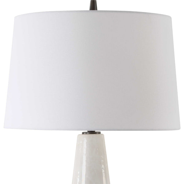 Uttermost Loire Ivory Glaze Table Lamp