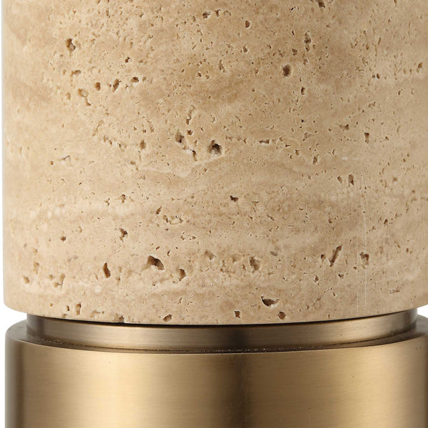 Uttermost Knox Travertine Floor Lamp