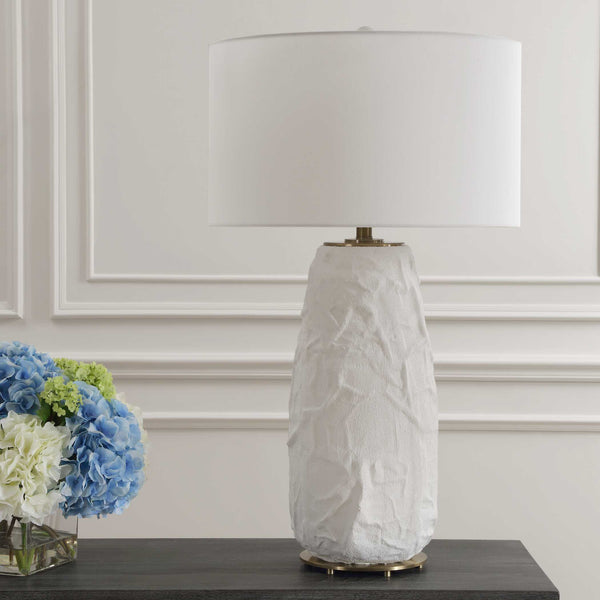 Uttermost Vida White Table Lamp