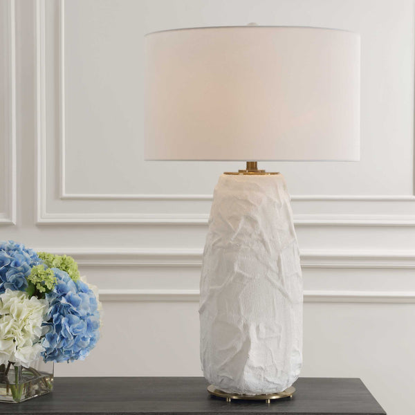 Uttermost Vida White Table Lamp