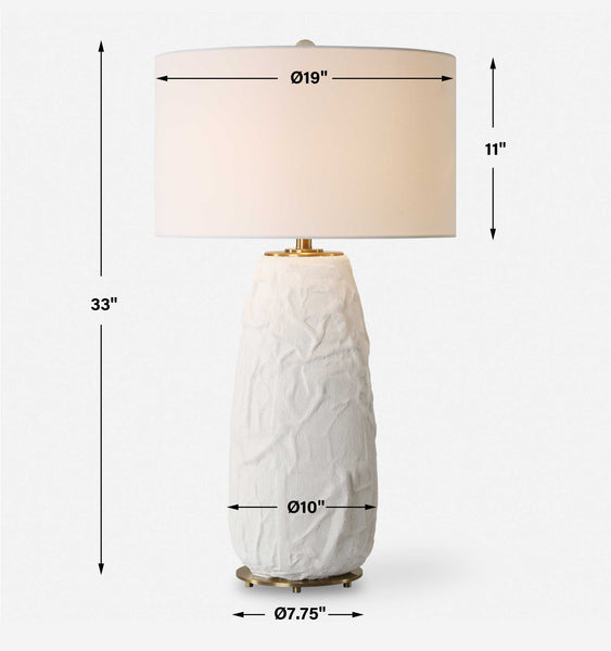 Uttermost Vida White Table Lamp