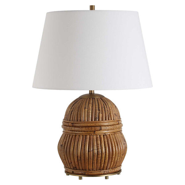 Uttermost Reed Honey Rattan Table Lamp