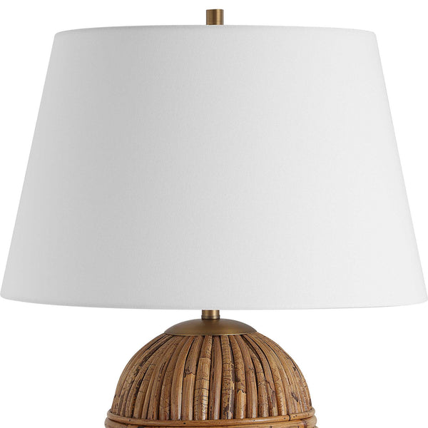 Uttermost Reed Honey Rattan Table Lamp
