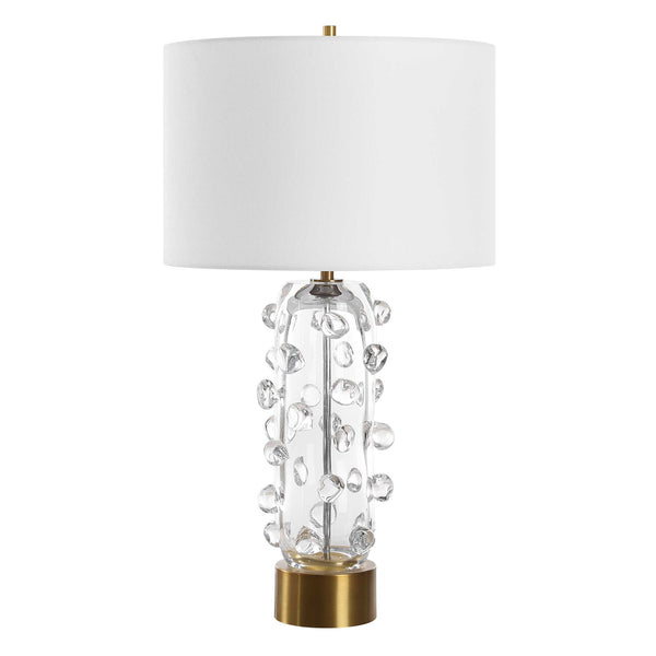 Uttermost Aura Clear Glass Table Lamp