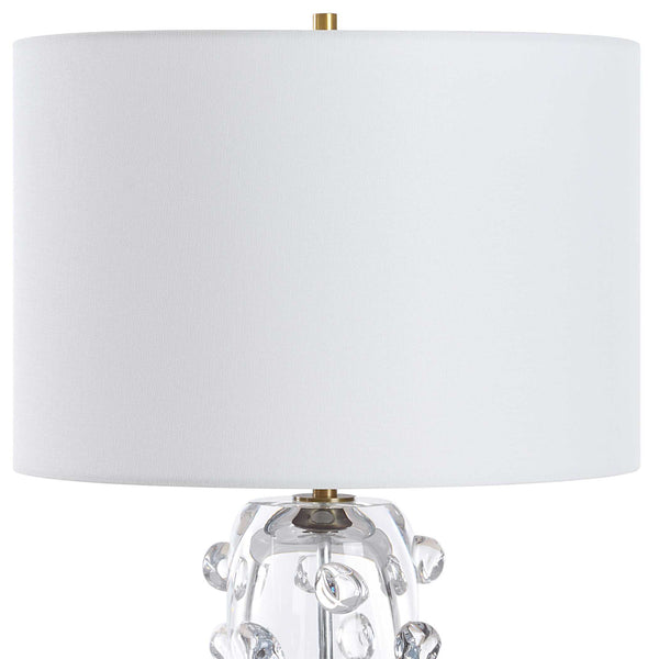 Uttermost Aura Clear Glass Table Lamp