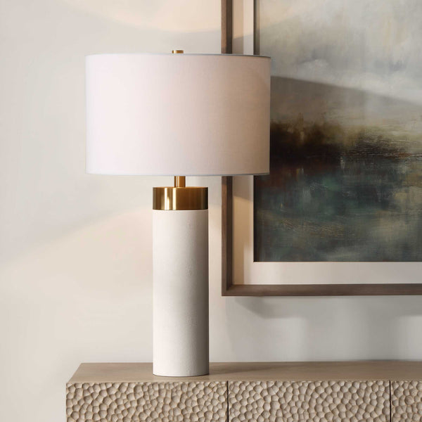 Uttermost Wessex White Table Lamp