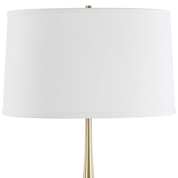 Uttermost Booker Thin Brass Table Lamp