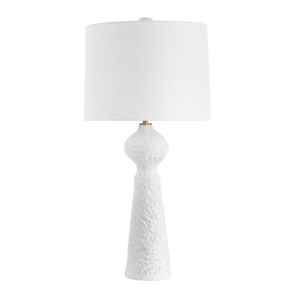 Uttermost Sonata Textured White Table Lamp