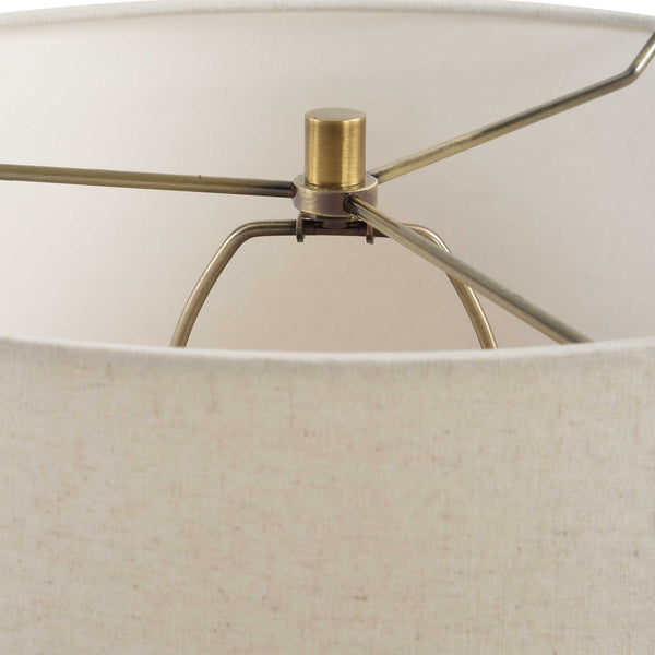 Uttermost Hemisphere Travertine Table Lamp