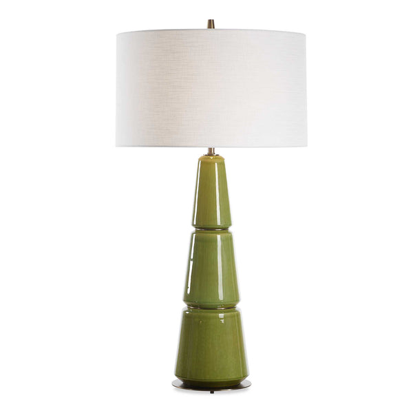 Uttermost Mendell Moss Green Table Lamp