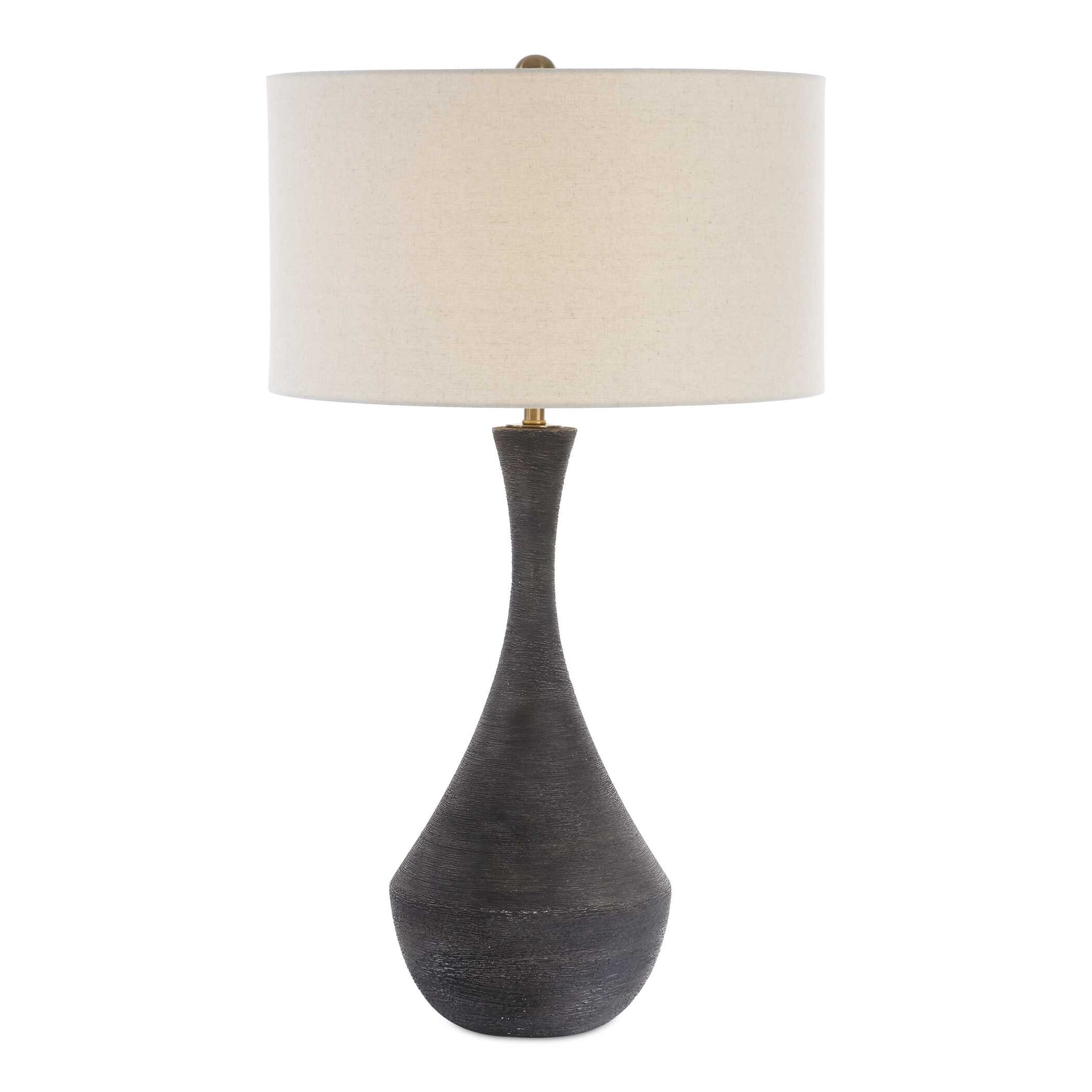 Uttermost Helston Dark Charcoal Table Lamp