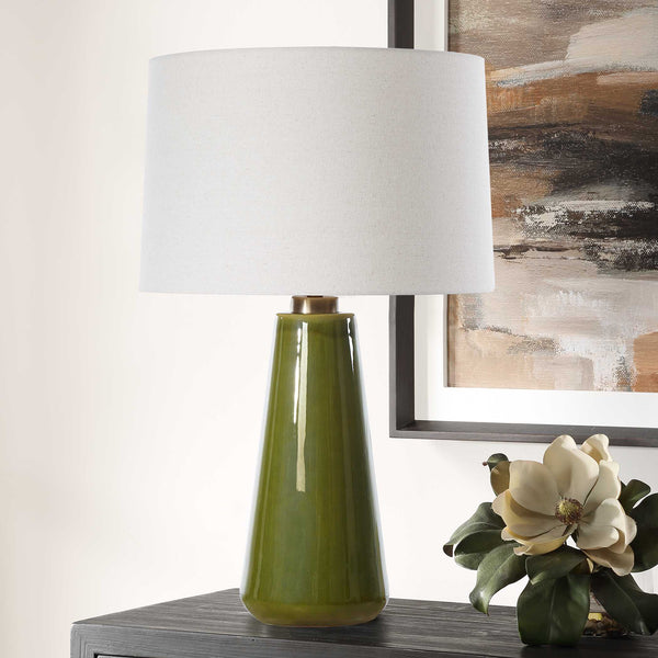 Uttermost Kelley Moss Green Table Lamp