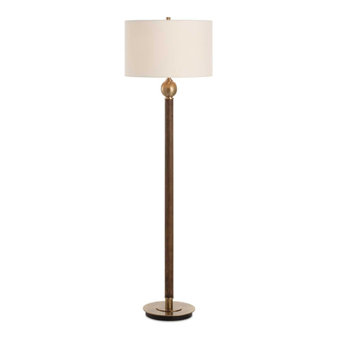 Uttermost Keros Dark Oak Floor Lamp