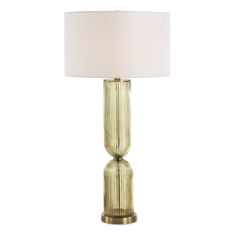 Uttermost Mirah Olive Glass Table Lamp