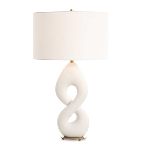 Uttermost Meridian Ivory Stone Table Lamp