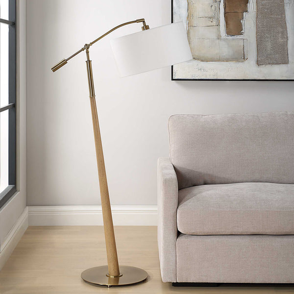 Uttermost Kennett Wooden Floor Lamp