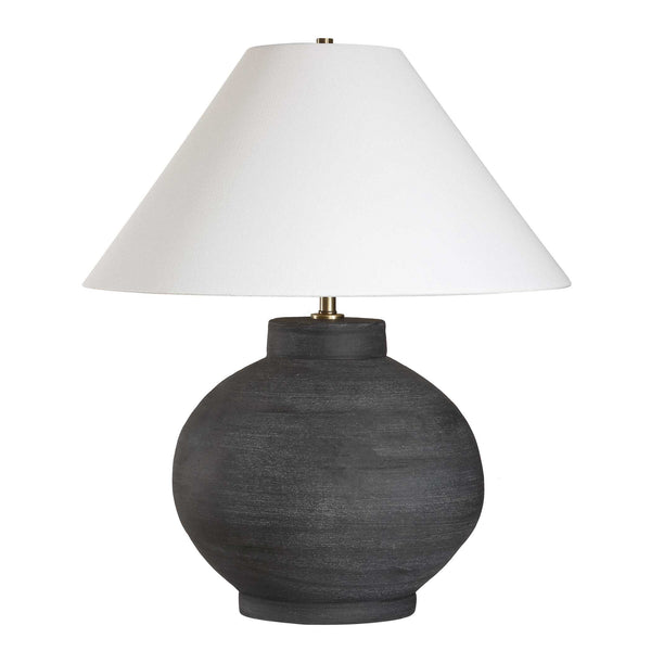 Uttermost Tramore Rustic Charcoal Table Lamp