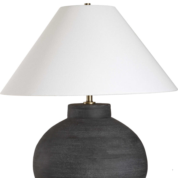 Uttermost Tramore Rustic Charcoal Table Lamp