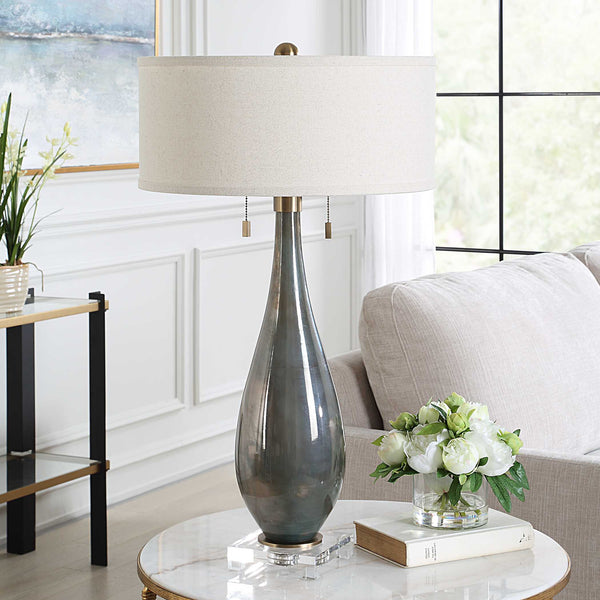 Uttermost Cardoni Smoke Table Lamp