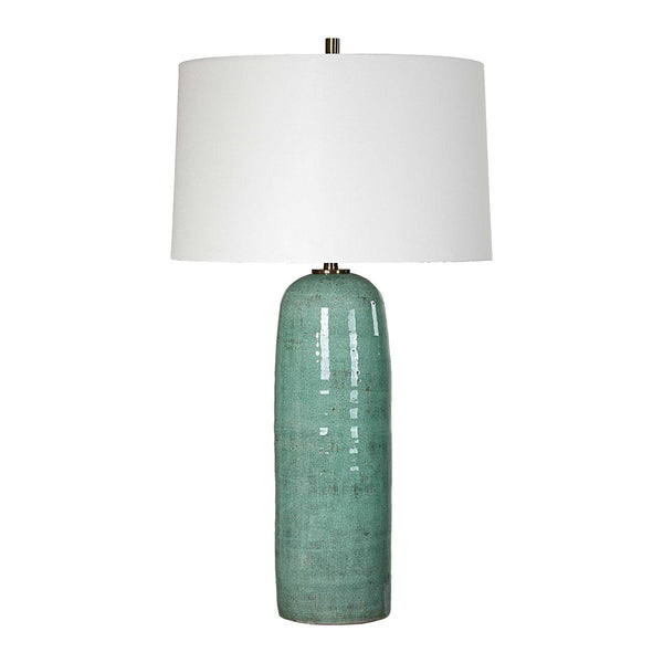 Uttermost Andale Crackled Teal Table Lamp