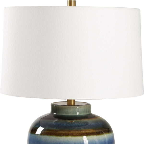 Uttermost Judarn Blue Brown Table Lamp