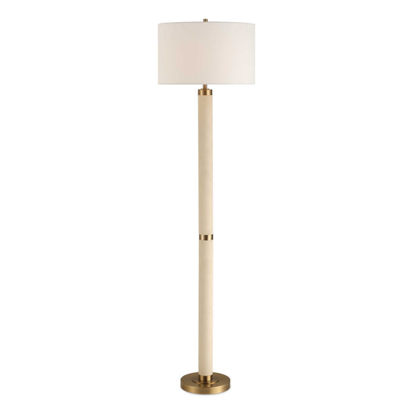 Uttermost Wessex White Floor Lamp