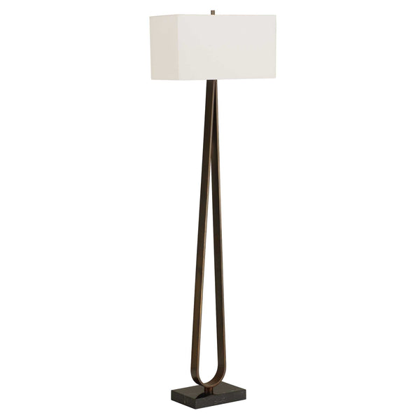 Uttermost Galloway Minimalist Bronze Floor Lamp