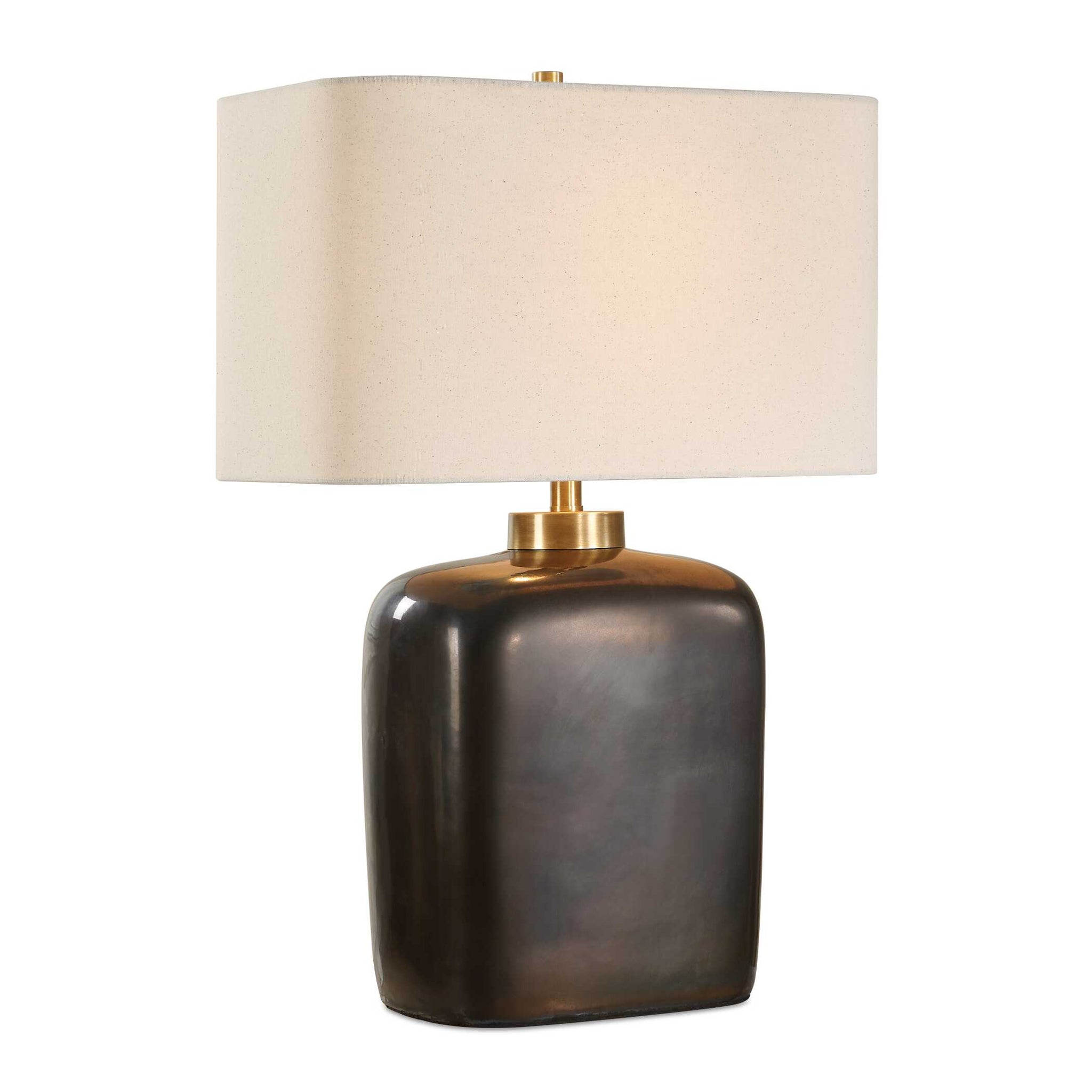 Uttermost Quentin Dark Bronze Table Lamp