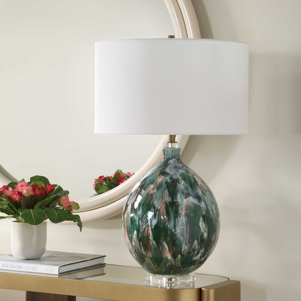 Uttermost Mihaela Drip Glaze Table Lamp